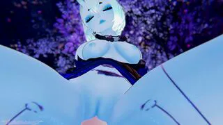 Sensual and gentle ERP with an oni (Date a Monster Girl)