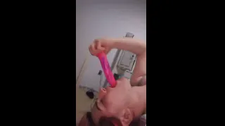 Sophia trains her throat