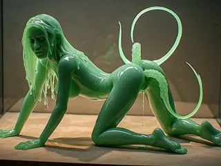 Slime Girl and tentacles