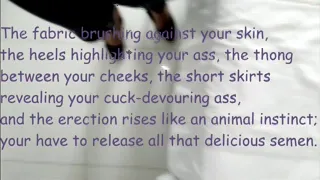 Sissy With 60Cm Stake Tears Body Apart