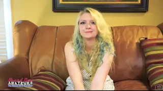 Chelsie R Tiny Blonde With Big Tits Swallows A Big Tasty Cumshot!