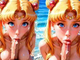 Sailor Moon - Blowjob
