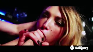 Beautiful Tamara Grace with a perfect body is fucked against a bar counter