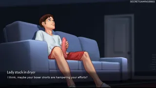Summertime Saga 33 By DarkCookie - Stepson Eats Stepmom's Pussy In The Bathroom Sink She Has a Very Intense Orgasm - 3D Hentai Porn Game