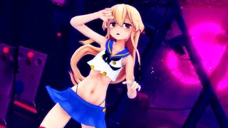Shimakaze - Monitoring [MMD] Hamselvish