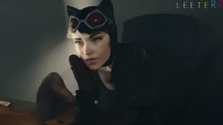 [LeeteRR] Catwoman Cock Slap (Black)