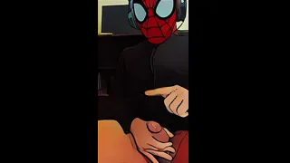 spider man jerking off