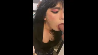 Asian sissy exposes herself