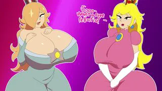 Peach And Rosalina Threesome (No Sound)