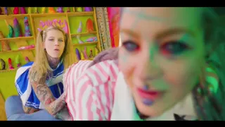 Naughty Tattooed Girls Double Anal – 2 Cocks vs 2 Holes Facial Finish