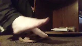 Foot Worship Beautiful GreenEyed tgirl Foot fetish