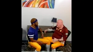 COACH TEACHES PLAYER HOW TO HANDLE BALLS  - and a lot more!!