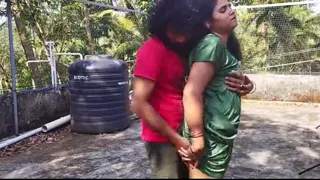Outdoor Sex Mallu Couple Hot Romance And Sex On Terrace
