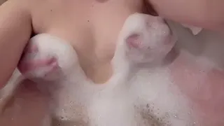 Real couple -Soapy Bubble Bath Tease 🫧 Wet & Irresistible💦🫧