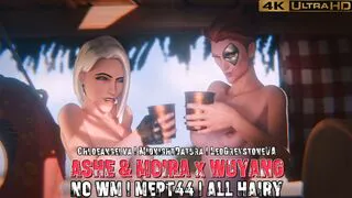 Ashe & Moira x Wuyang [NO WM][Hairy][4K60FPS]