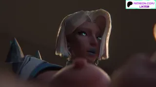 EMMA FROST FUTANARI FUCK IN LOVE HOTEL HENTAI ANIMATION