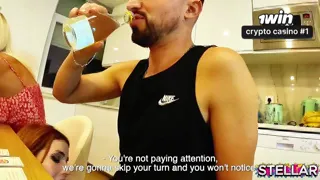 GAMES BETWEEN A BRAZILIAN COUPLE AND PORTUGAL END IN STRIPTEASE AND INTENSE SEX