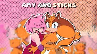Amy and Sticks have a sleepover
