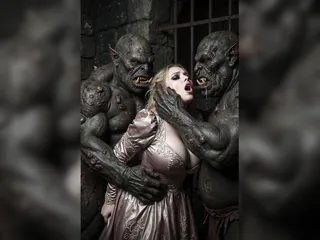 Princess fucked by orcs