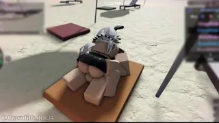 Bunny girl sex on the beach | Roblox Sex with a follower (73)