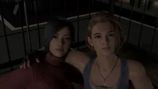 Jill Valentine fucks Ada in prison. True Facials