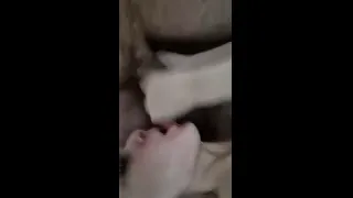 Giving daddy head