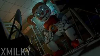 Circus Baby anal cum (x3milky3d)