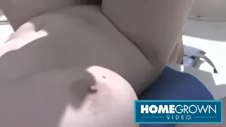 Meggie Golds Big Tit Babe Drains Big Rods By The Lake