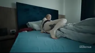 Step Mom with Huge Tits Grinds Her Ass on Step Son's Cock and Gets Fucked in Spoon Position Before He Cums on Her Massive Ass