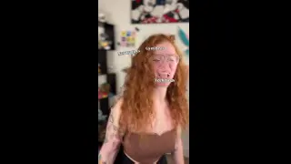 Busty Redhead Craves Nerds!