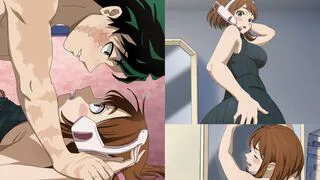 Uraraka x Deku My Hero Academia NSFW Animation