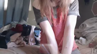 Cute Transgender Girly Gets Undressed
