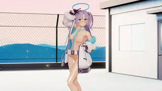 【MMD Blue-Archive】Yuuka Hayase AIKOTOBA Ⅲ omake