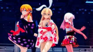 Shimakaze, Prinz & Ro500 - Tougen Renka [MMD R18] Hamselvish