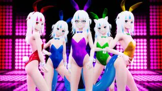 【R-18 MMD】 Gawr Gura - KARA - STEP