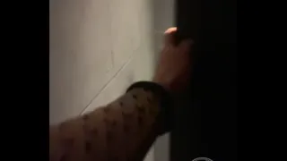 In a Club, Boy Enters the Toilets, Opens a Cubicle and Catch a Guy About to Pee.