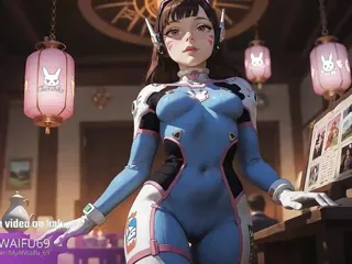 D.va Tripple Tinder Date -  [myawaifu69]