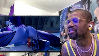 Transgender Widowmaker Gets Pussy Fucked While Transgender D.VA Jerks Off On The Side