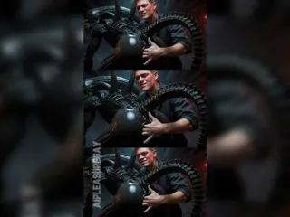 Xenomorph ass and fisting