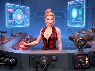 Scarlet go back in time to tifa