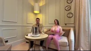 Hot Threesome with a Sexy BBC Receptionist and My Boyfriend - Luna Doll