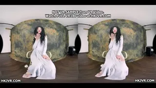 Hotkinkyjo in long dress self anal fisting & prolapse in studio