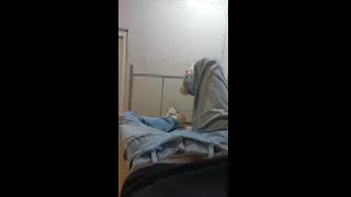 Just touching my dick in a dirty Asian workers' dorm