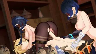 Clorinde and Yelan [ALT] 60fps