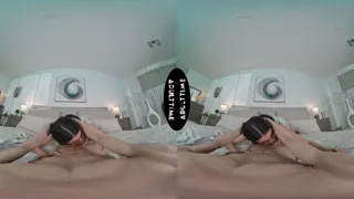 UP CLOSE VR - Roxie Sinner Big Tits Cleavage Date Talk Leads To Intense POV Hardcore Session
