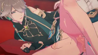 Alhaitham x Kaveh Romantic Crea,mpie - Genshin Impact Yaoi Hentai Animation