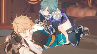 Lohen fucks Varka - Genshin Impact Yaoi Animation
