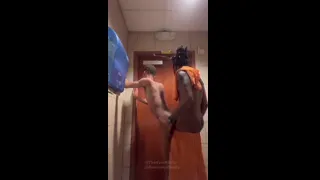 Caught with pants down in jail