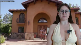 3 Sexy Babes Take Selfies and Get Wet Washing a Car Outdoors Reaction