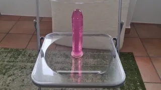 Sissy Caged Bunny Goes Crazy With Her Ass